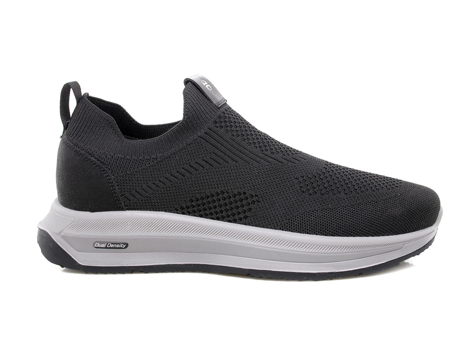 ETR05-17KN00 KNIT PRETO UNIS ETRON PU PRETO/CINZA