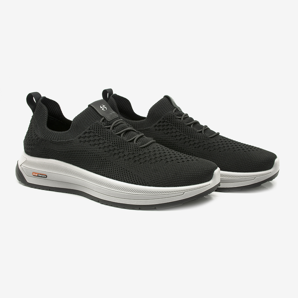 ETR60800-KN00 KNIT PRETO UNIS ETRON PU PRETO/CINZA